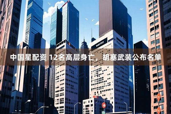 中国星配资 12名高层身亡，胡塞武装公布名单
