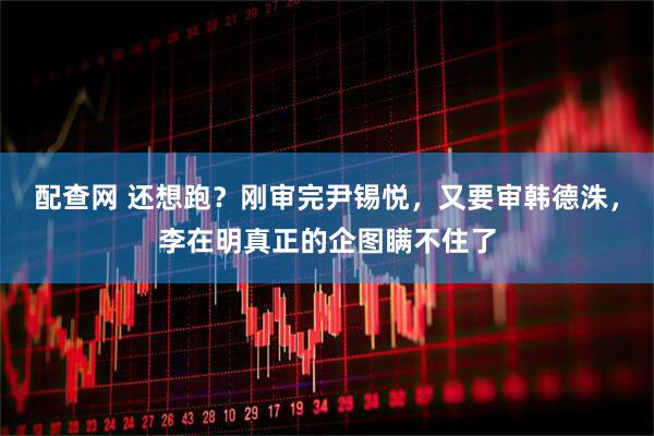 配查网 还想跑？刚审完尹锡悦，又要审韩德洙，李在明真正的企图瞒不住了